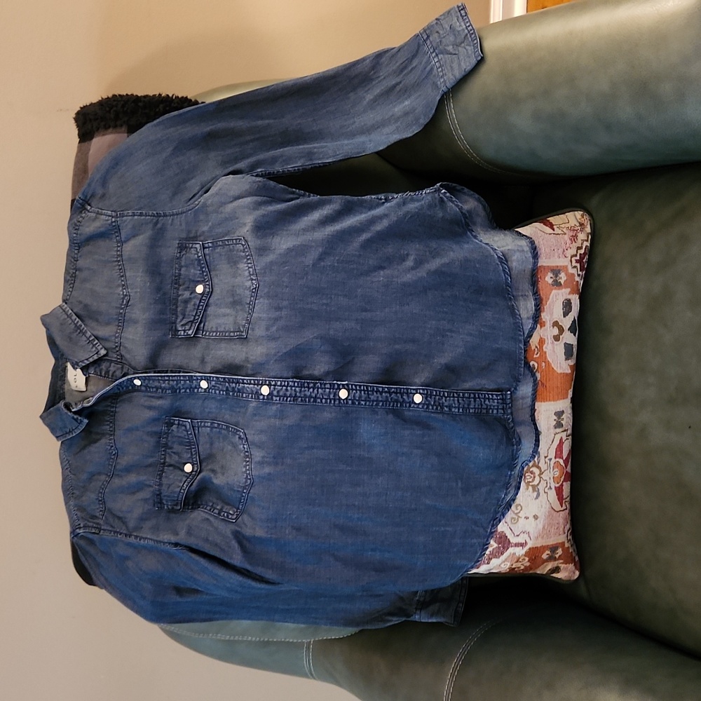 Denim Button Down Shirt